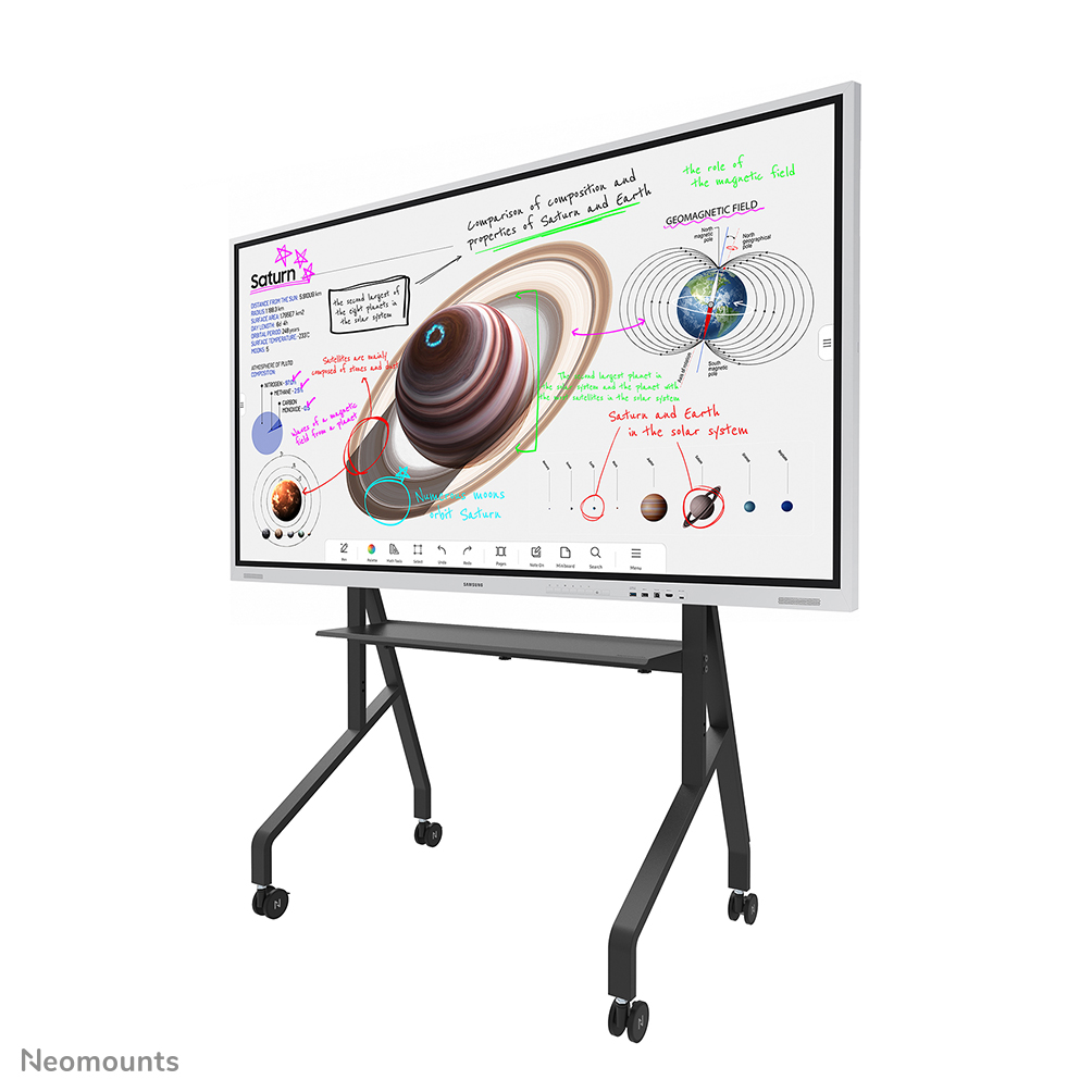Neomounts FL50-525BL1 TV trolley 55-86" - snelle installatie - TÜV